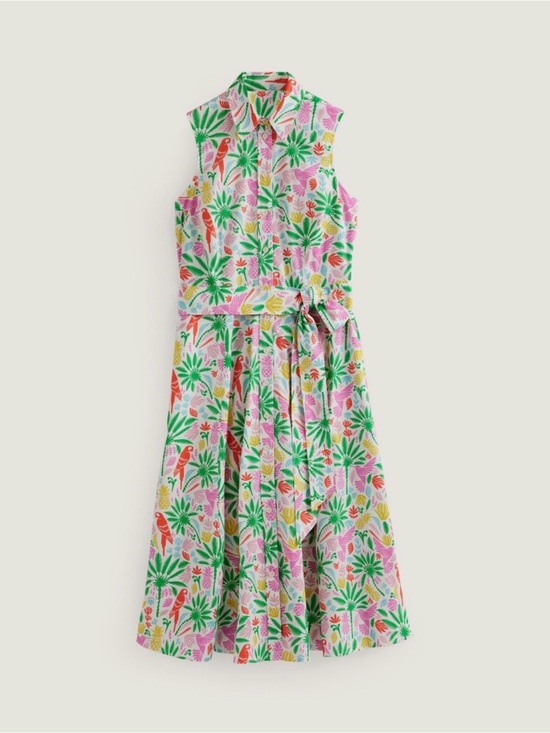 Boden Dresses & Skirts - Boden Tropical Print Amy Sleeveless Shirt Dress
